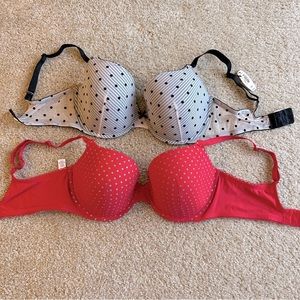 NWT Victoria’s Secret 36DD Lined Demi - Lot of 2